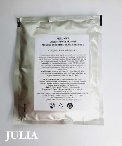 Spirulina lehúzható pormaszk 30g
