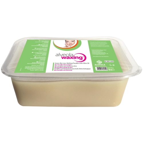 Alveola Waxing Paraffin Oliva olajjal arcra is 500ml