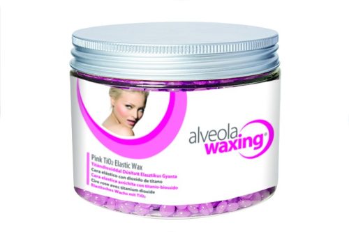 Alveola Waxing Titándioxid elasztikus gyöngy gyanta tégely 400g