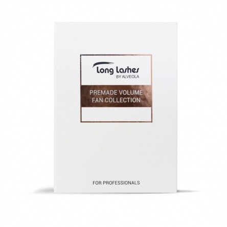 Long Lashes 3D Premium Premade Volume Fans C/0,07 8-9-10-11-12mm