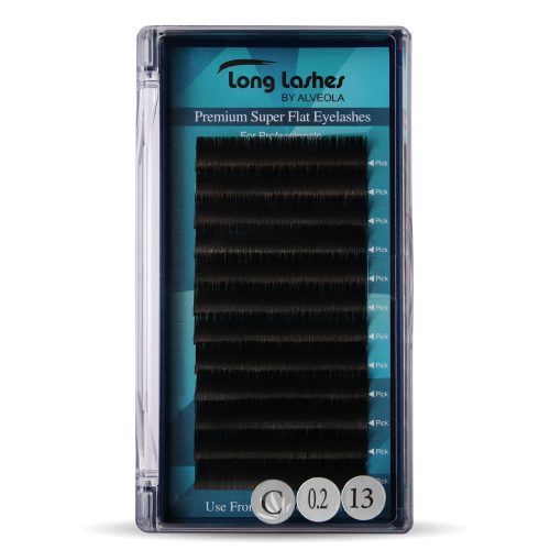 Long Lashes Premium Super Flat C / 0,2 - 13mm