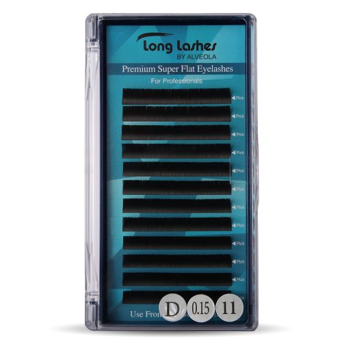 Long Lashes Premium Super Flat D / 0,15 - 11mm