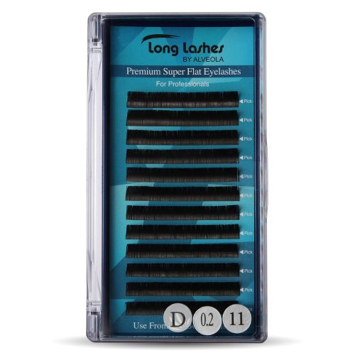 Long Lashes Premium Super Flat D / 0,2 - 11mm