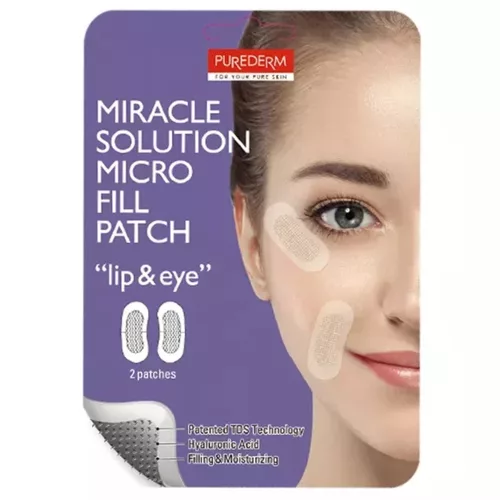 PureDerm Száj & szem mikrotűs anti-aging bőrtapasz 2db