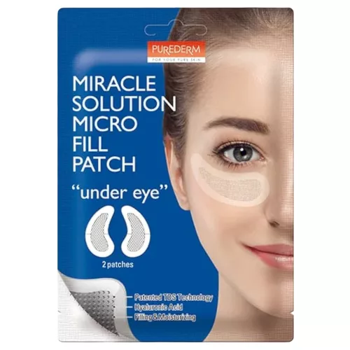 PureDerm Szem környék kezelő mikrotűs anti-aging bőrtapasz 2db