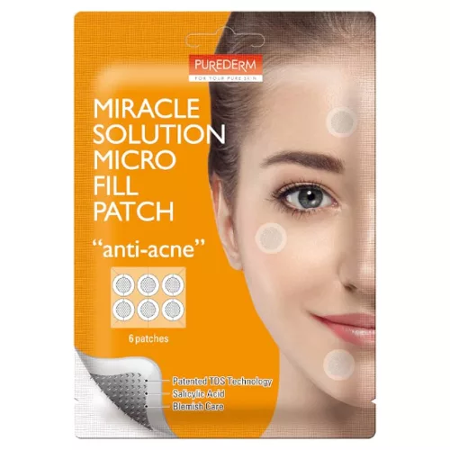 PureDerm Anti-akne mikrotűs anti-aging bőrtapasz 6db