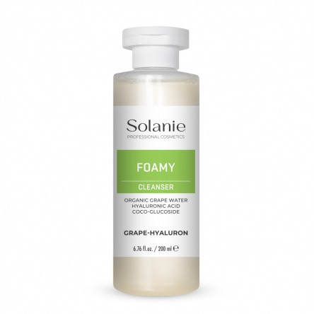 Solanie Szőlő-hialuron habzó lemosó gél 200 ml SO11713