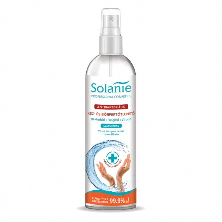 Solanie Antibakteriális kéz- és bőrfertőtlenítő spray 250ml