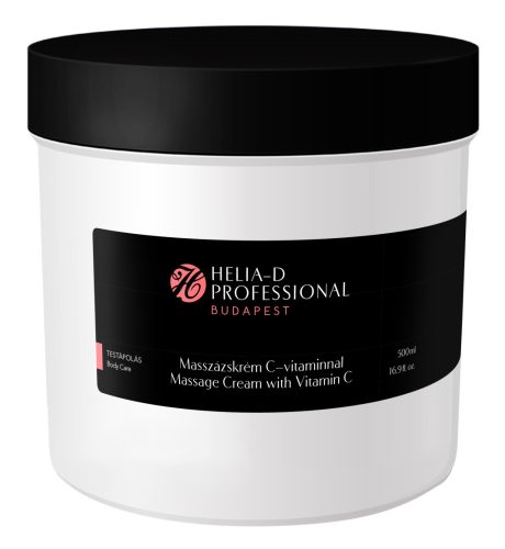HELIA-D PROFESSIONAL BUDAPEST MASSZÁZSKRÉM C-VITAMINNAL 500ml