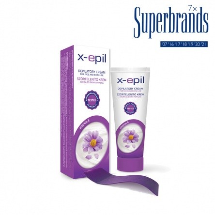 X-Epil Szőrtelenítő krém arcra/bikini vonalra 40ml