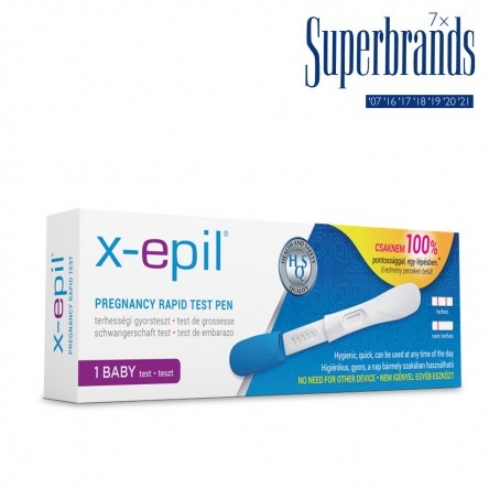 X-Epil Terhességi gyorsteszt pen 1db - exkluzív