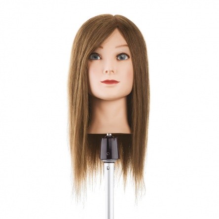 Hair Care babafej közepes, valódi hajjal – 40 cm